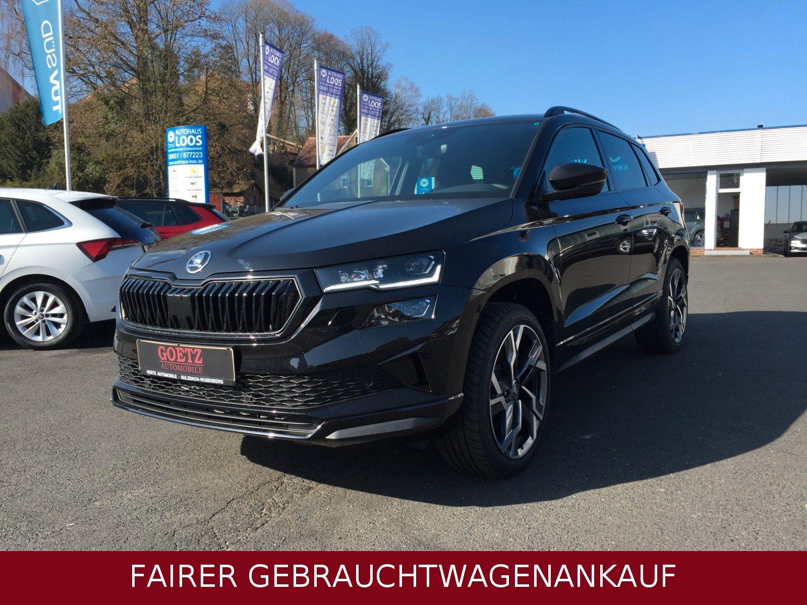 Skoda KAROQ SPORTLINE TDI 150 PS 4x4 AHK MATRIX 19ZOLL