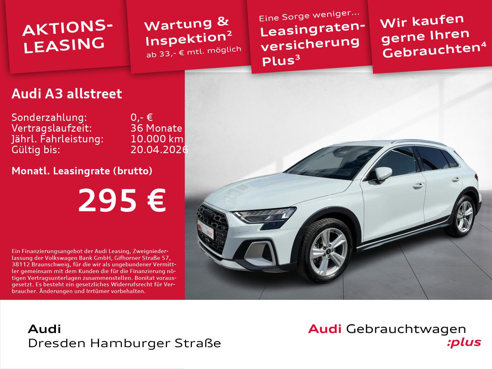 Audi A3 allstreet 35 TFSI Schaltgetriebe AHZV SONOS