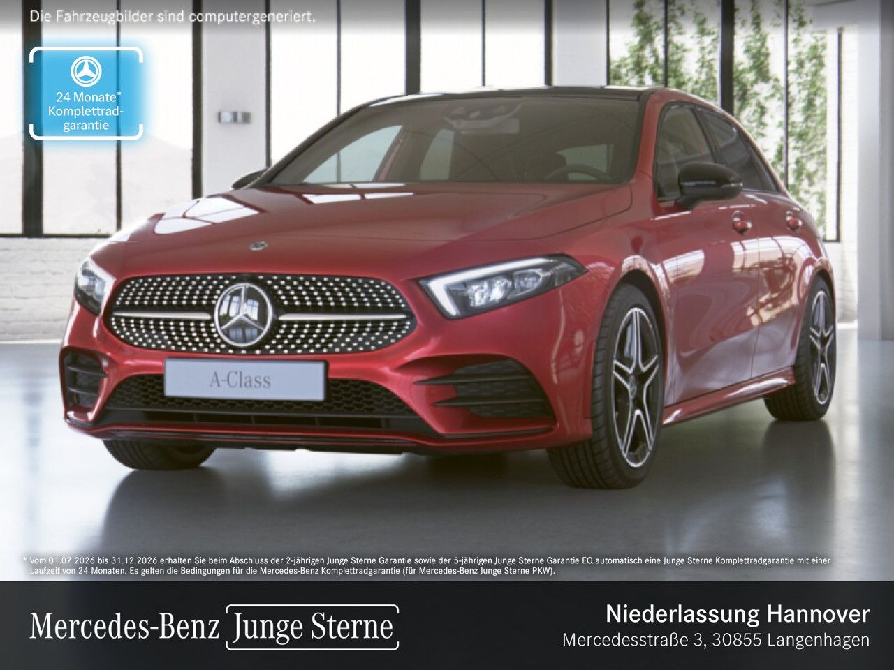 Mercedes-Benz A 220 d AMG Night MBUX HiEnd Distr Pano LED AHK