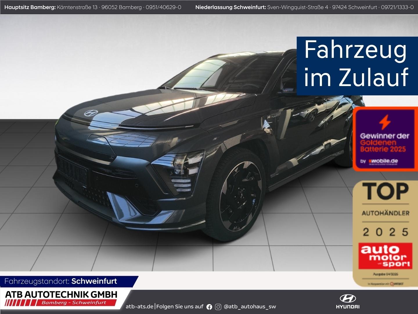 Hyundai KONA Elektro 65,4kWh N Line 99,4% SOH Navi LED A