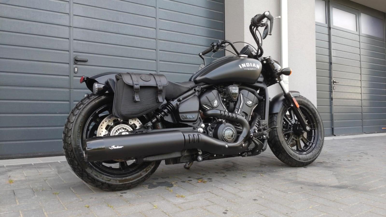 Indian Scout Bobber LIM+Tech 10 in.APE Hanger, Tasche