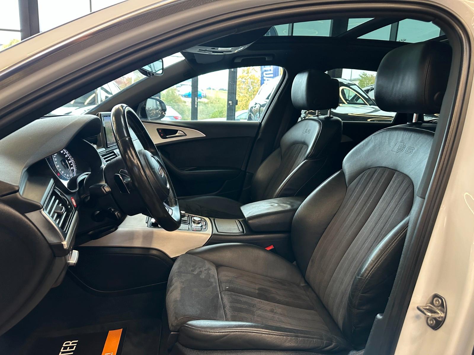 AUDI S6 AVANT 4.0 V8 TFSI QUATTRO 420ch - BOSE - TOIT PANORAMIQUE - ACC - ATTELAGE PIVOTANT - SUSPENSION PNEUMATIQUE