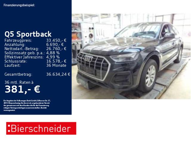 Audi Q5 Sportback 50 TFSIe qu advanced AHK LED CAM GR