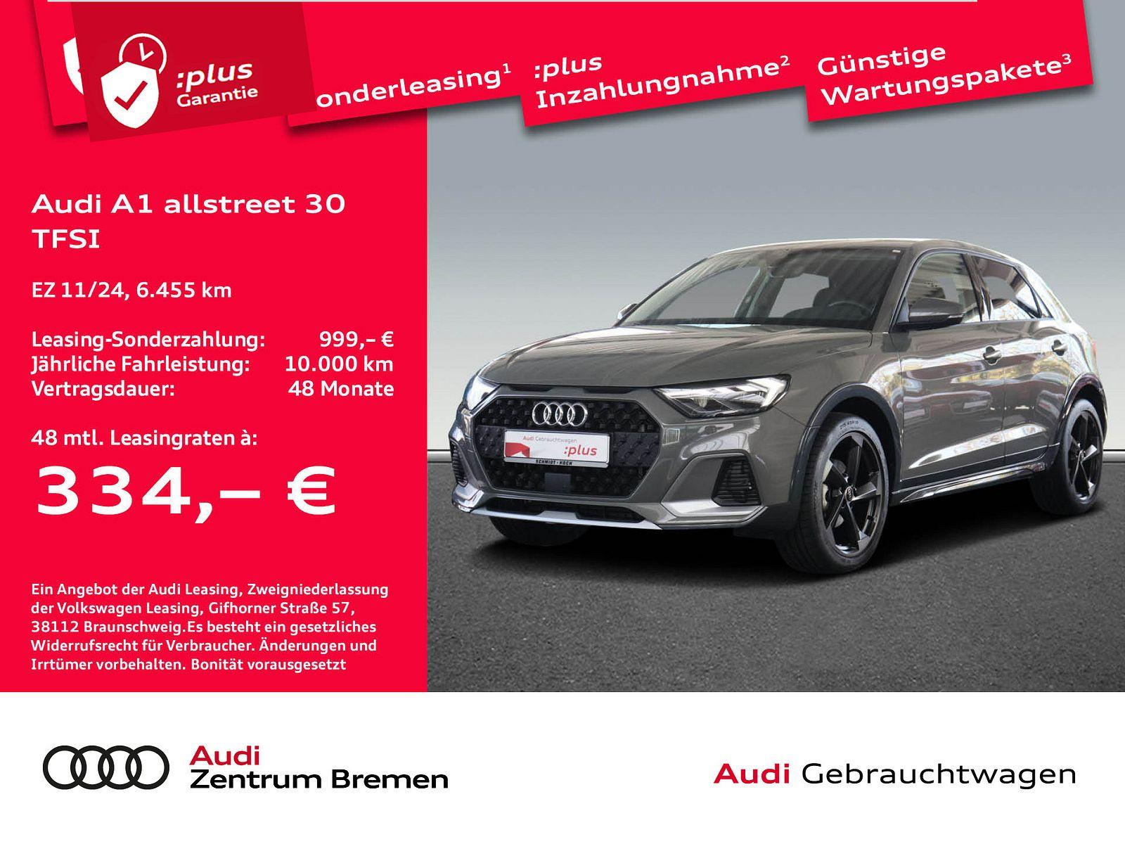 Audi A1 allstreet 30 TFSI SONOS LED INTERFACE PDC SHZ
