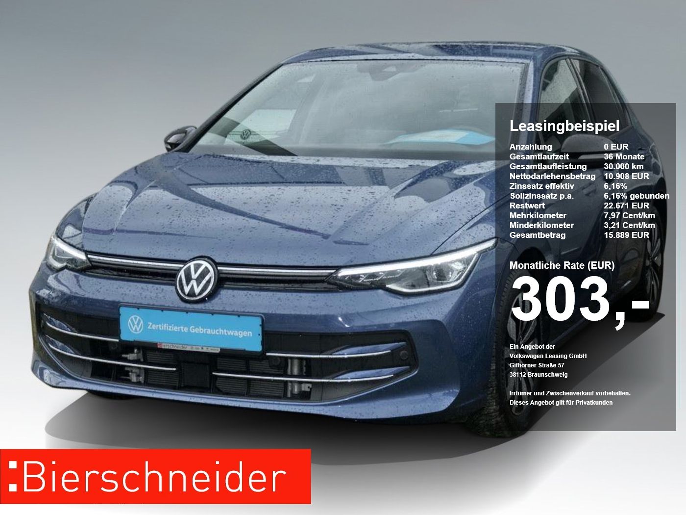 Volkswagen Golf 8 2.0 TDI DSG Goal LED-PLUS NAVI AHK