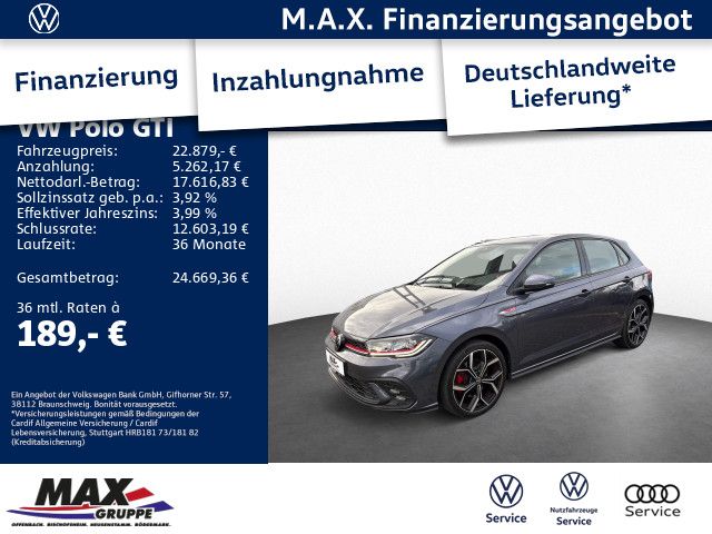 Polo GTI 2.0 TSI DSG IQ.LIGHT+NAVI+KAMERA+BEATS+