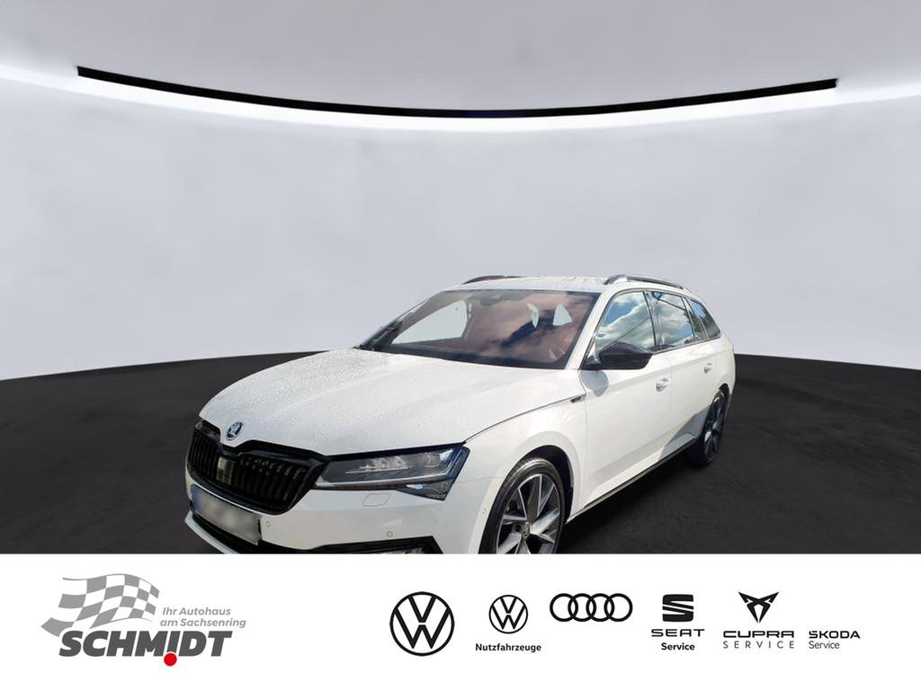 Skoda Superb 2023 г. Белый, пробег 54528 км