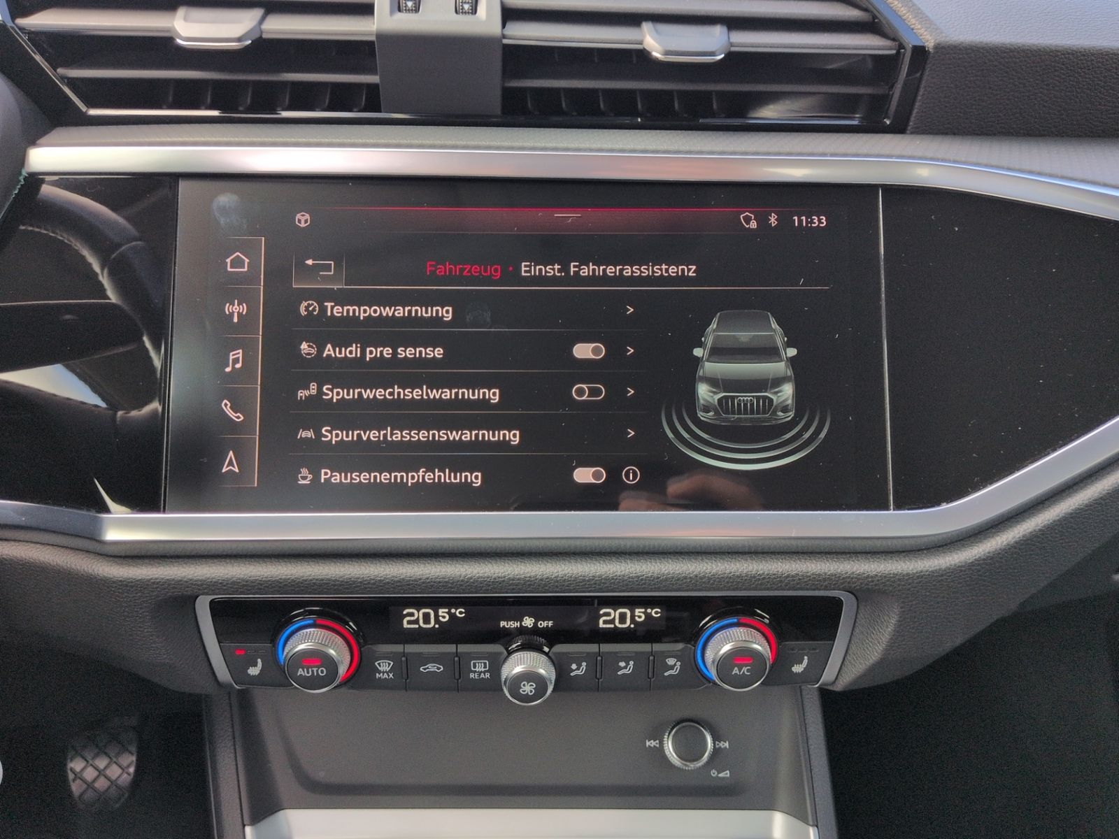 Q3 35 TFSI GRA+LED+SHZ+NAVI+18"+