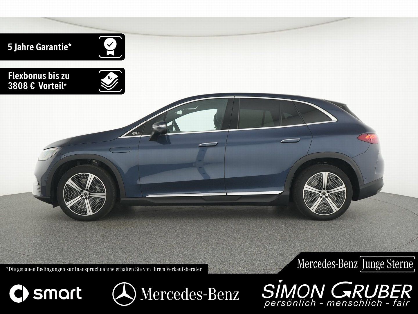Fahrzeugabbildung Mercedes-Benz EQE 350+ SUV El Art Airmatic Massage Sitzklima