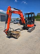 Kubota KX037-4 Minibagger mit 3 Löffel