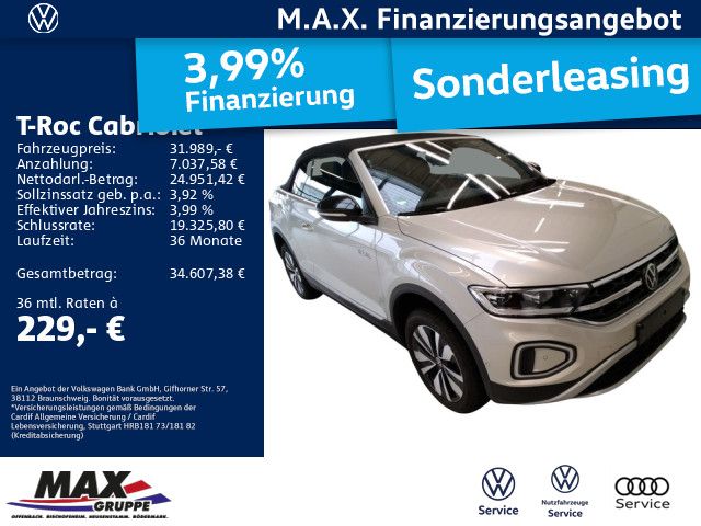 T-Roc Cabriolet 1.5 TSI DSG GOAL LED+ACC+NAV+APP