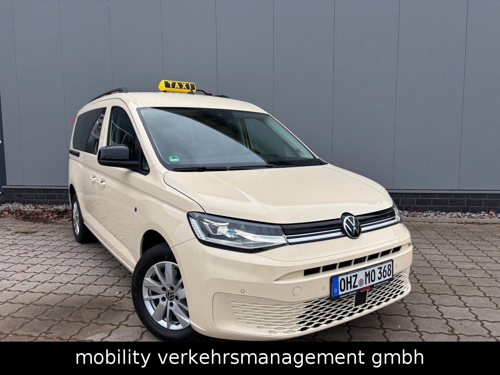 Volkswagen Caddy Life Maxi DSG Taxi Rollstuhl LED 7-Sitzer