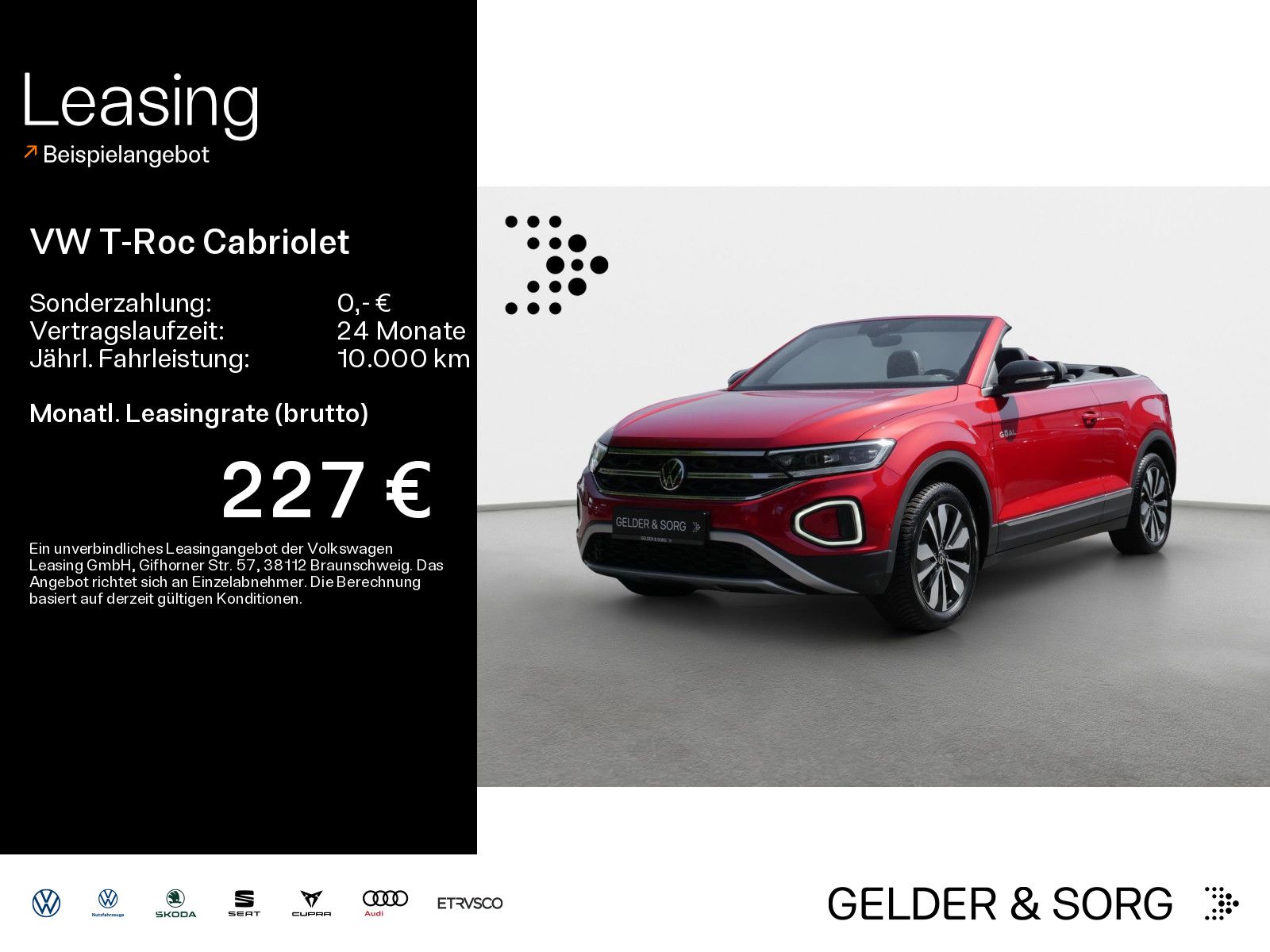 Volkswagen T-Roc Cabriolet TSI Goal Stand*AHK*LED*ACC