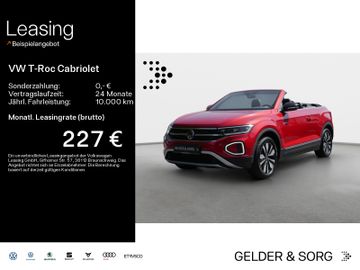 Volkswagen Leasingangebot: Volkswagen T-Roc Cabriolet TSI Goal Stand*AHK*LED*ACC