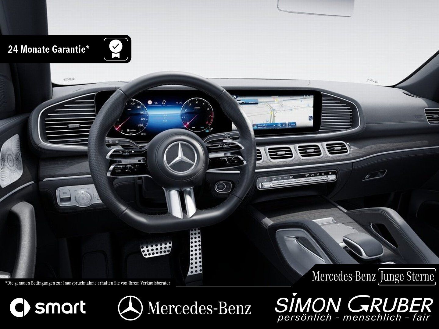 Fahrzeugabbildung Mercedes-Benz GLE 450 4M AMG Night Pano Standhzg Burm Airmatic