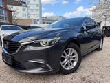 Mazda 6 Kombi*Sport*AUT/H-UP/R-CAM/KEY-GO/NAVI/LED/EU6 - mit Diesel-Antrieb: Grau, Teilleder