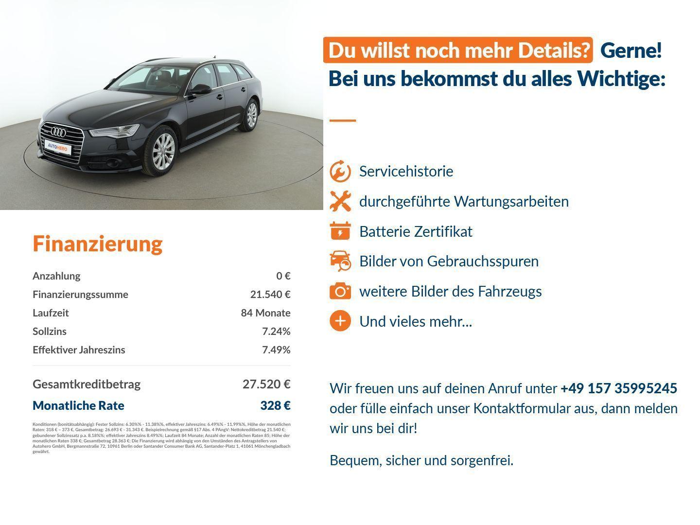Audi A6 3.0 V6 TDI clean diesel quattro Aut.*NAV*ACC*