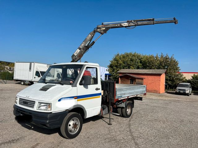 Iveco 49-10 Daily Pritsche mit Kran  Hiab 0314X2