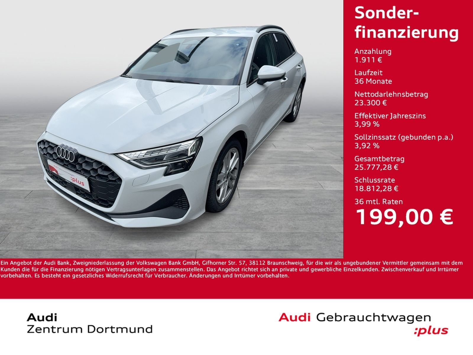 Audi A3 Sportback 30 CAM ACC E-KLAPPE NAVI+ LM17 SITZ imagem 2