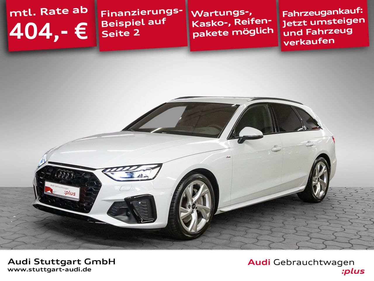 Audi A4 Avant 40 TFSI quattro S line Matrix B&O 360°