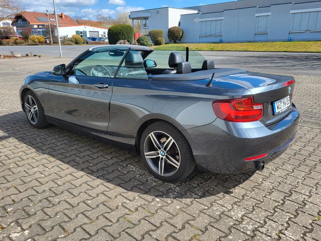 BMW 218i Cabrio Sport Line Automatik, Navi, Leder