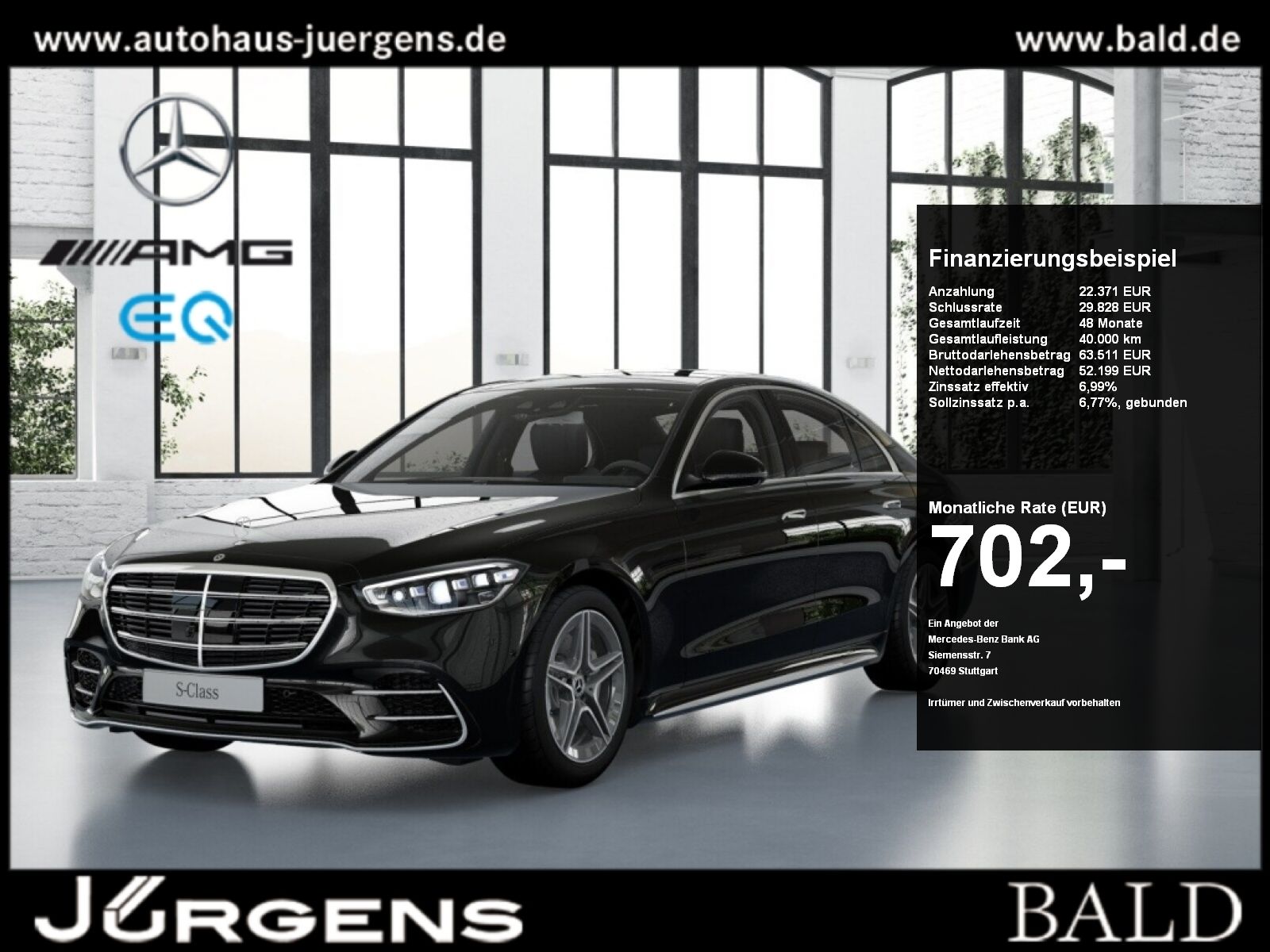 Mercedes Mercedes-Benz S 500 4M Limousine AMG-Sport/Pano/HU