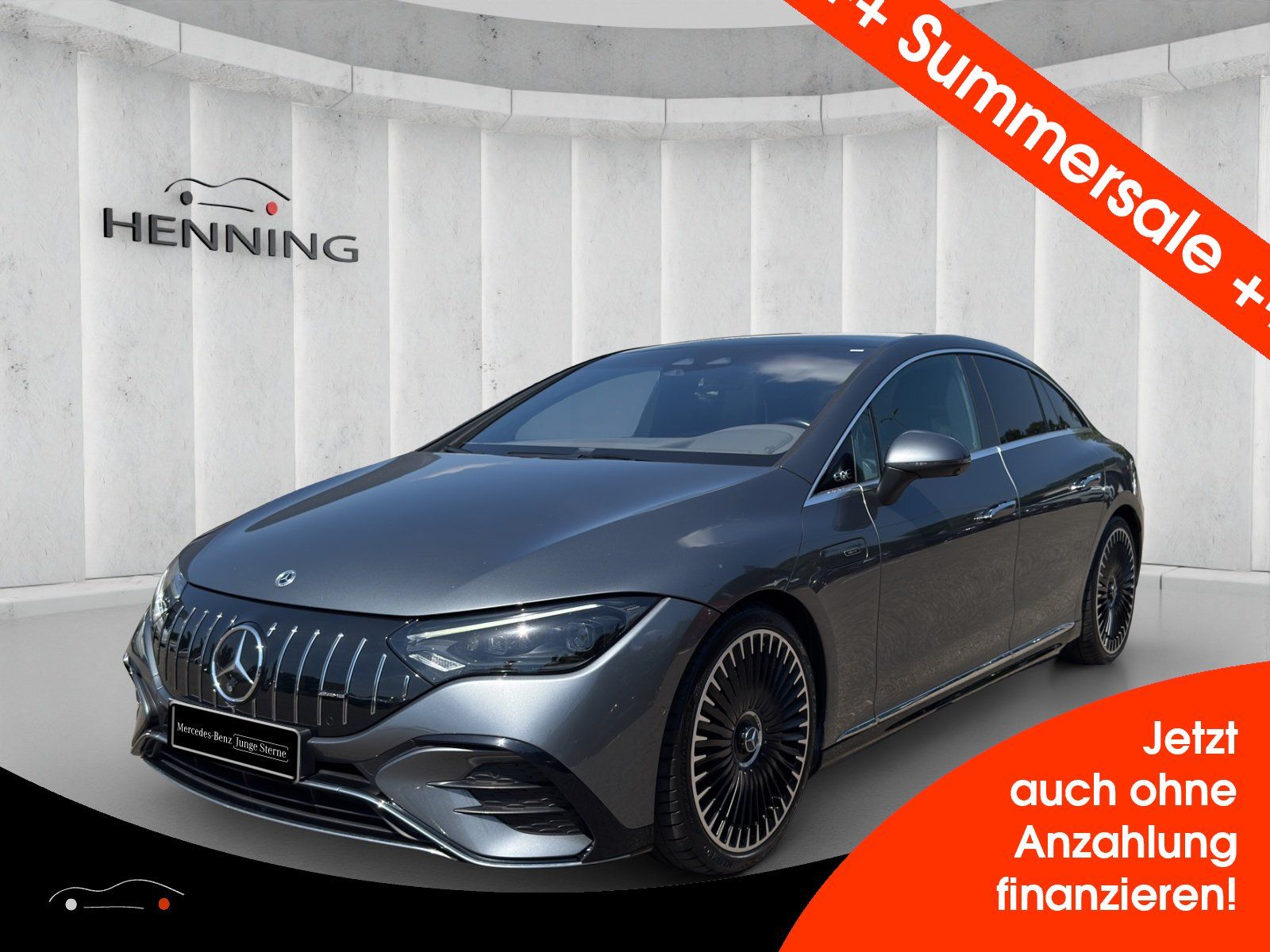 MERCEDES-BENZ EQE 43 AMG 4M HYPERSCREEN Pano Burm HUD DIS Airm