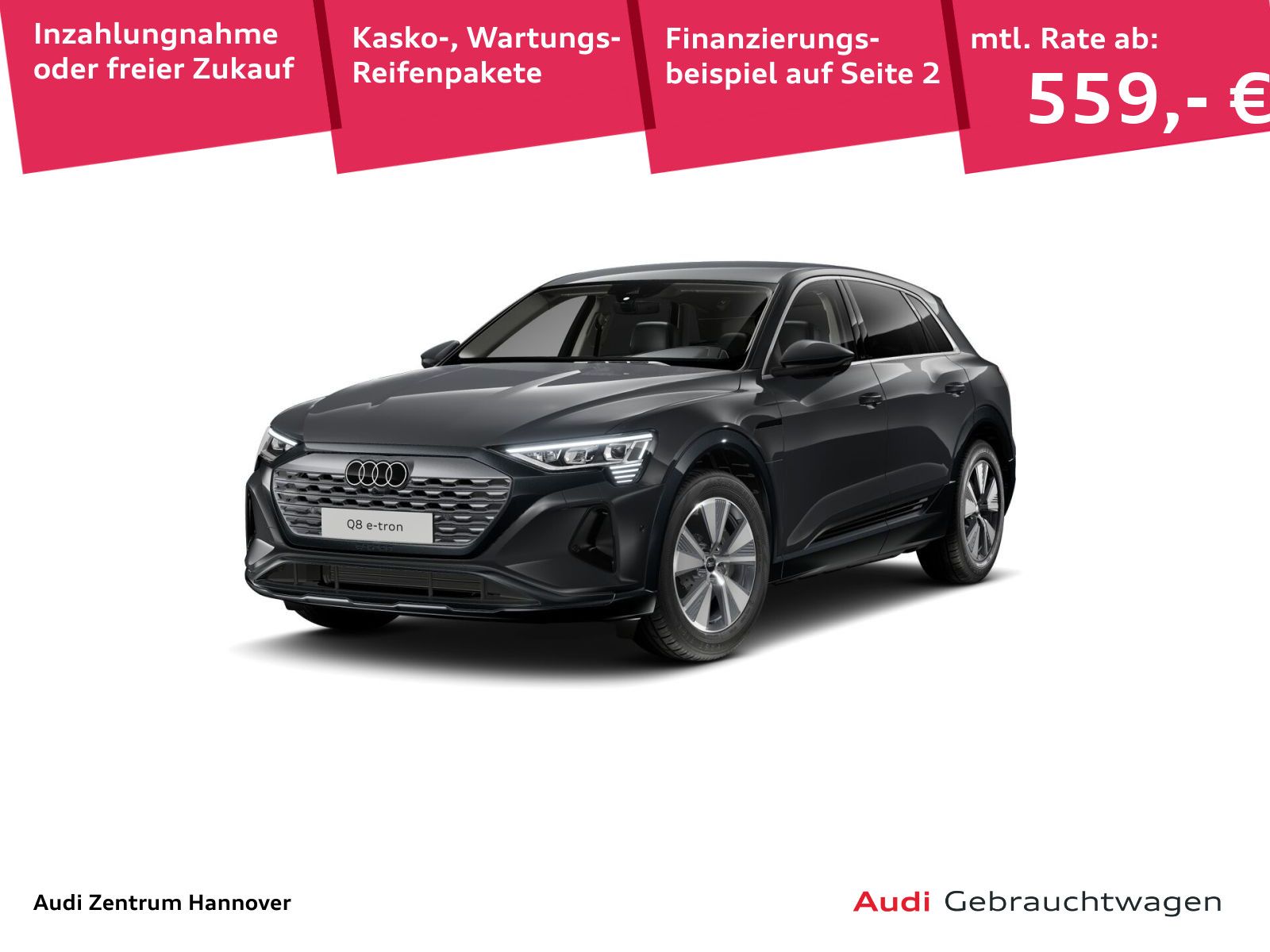 Audi Q8 e-tron 50 quattro advanced Luftf virtual