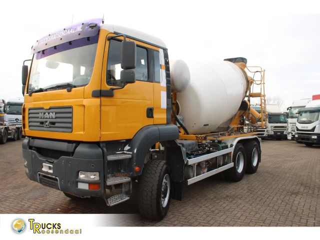 MAN TGS 26.400 + 6X6 + beton/tipper function + manua