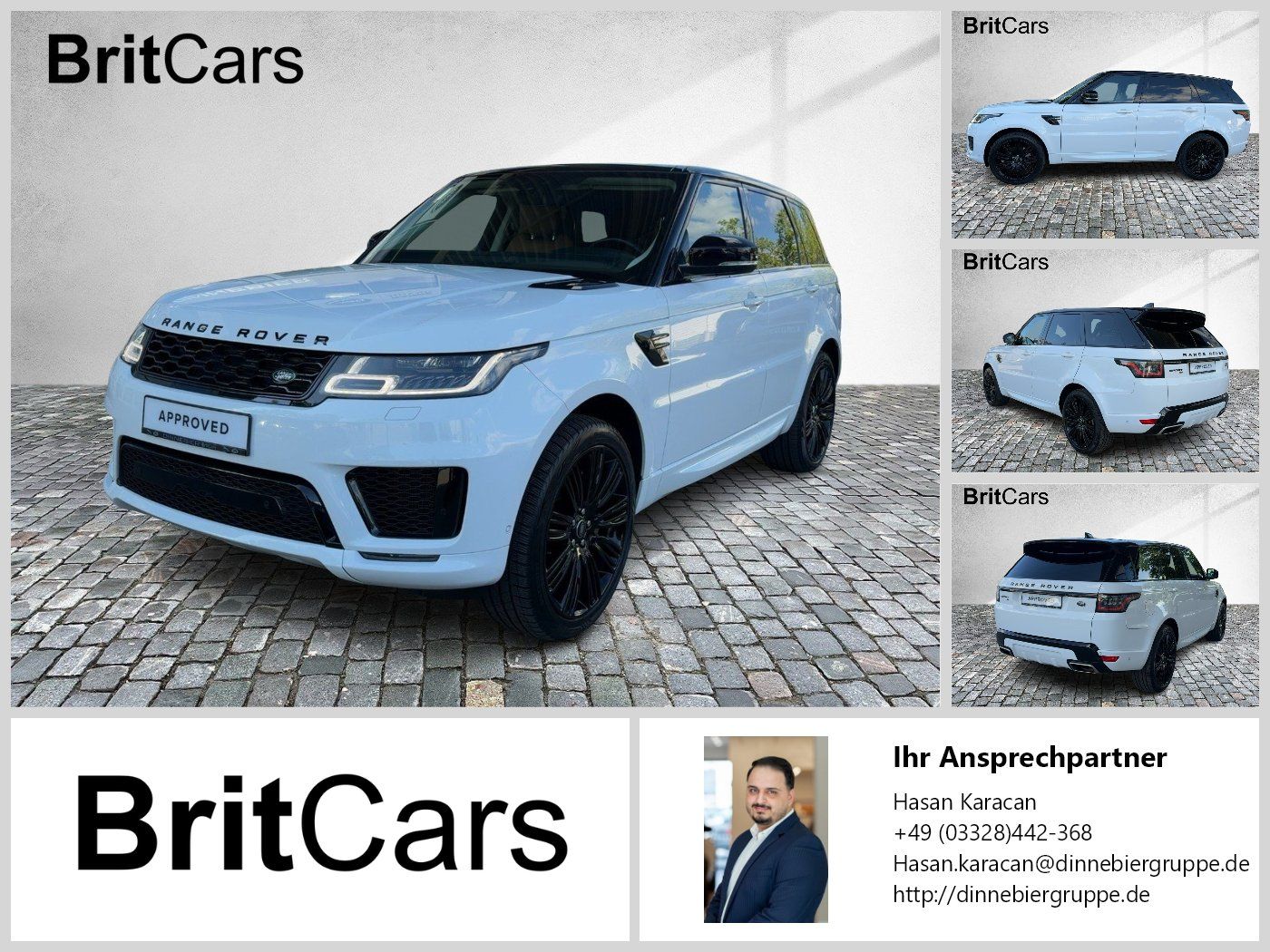 Land Rover RANGE ROVER SPORT 3.0 D250 HSE Dynamic. CAM NAVI