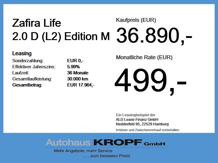 Opel Zafira Life - Bild 6