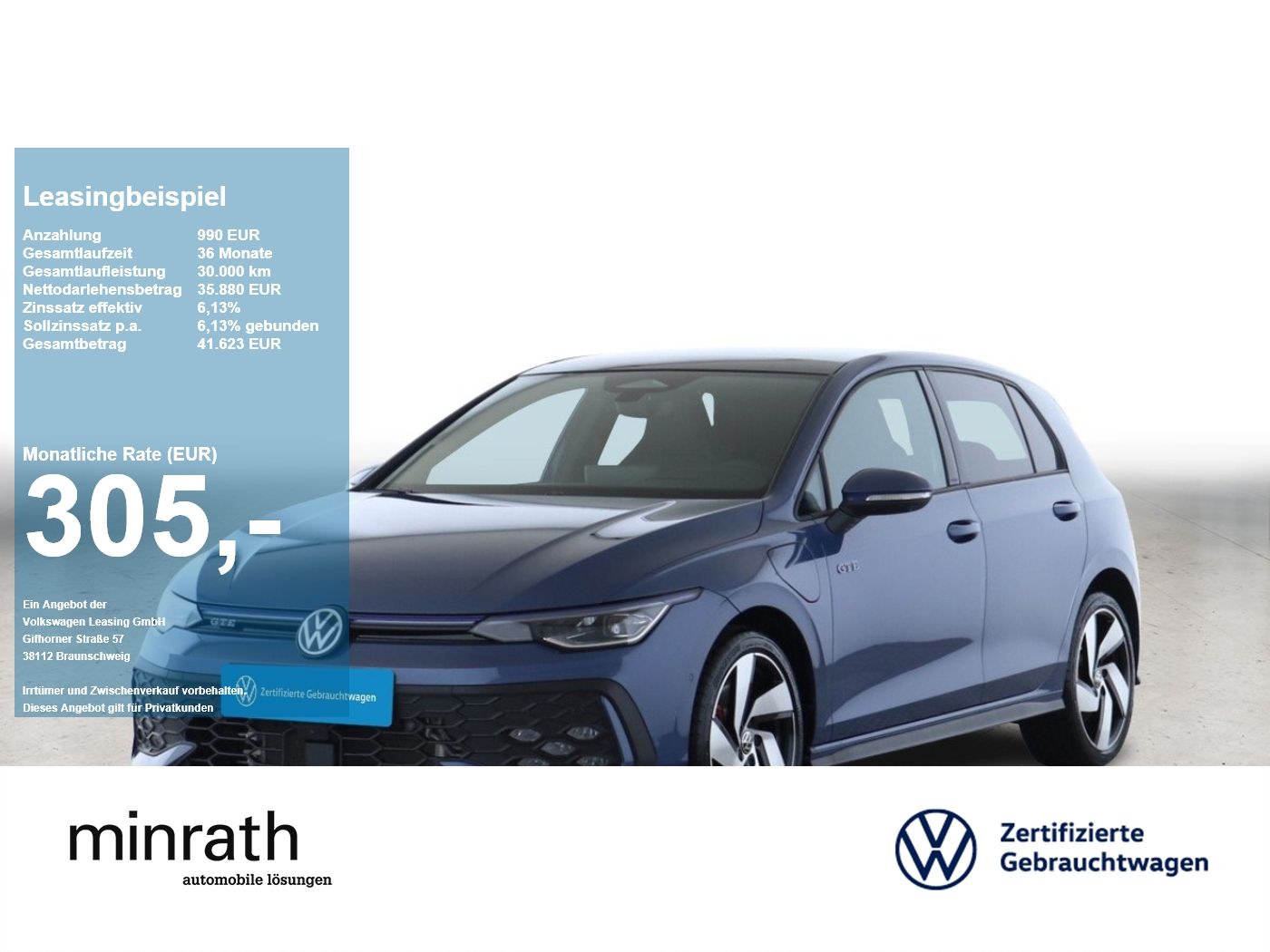 Volkswagen Golf VIII GTE 1.5 eHybrid DSG MATRIX AHK ACC NAV foto 1