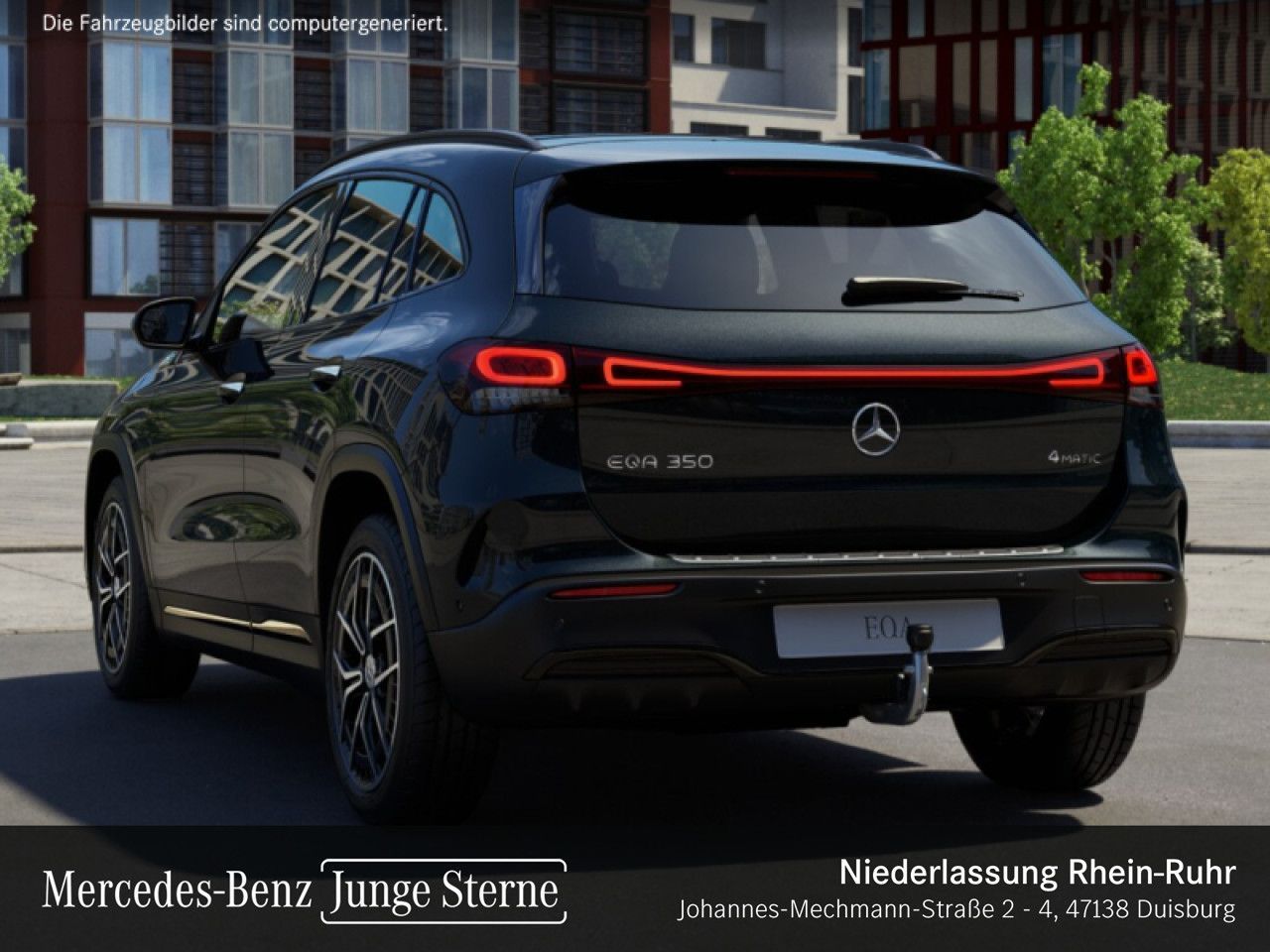 Mercedes-Benz EQA 350 4M AMG/Night/Fahrass/Pano/Volldig/AHK foto 24