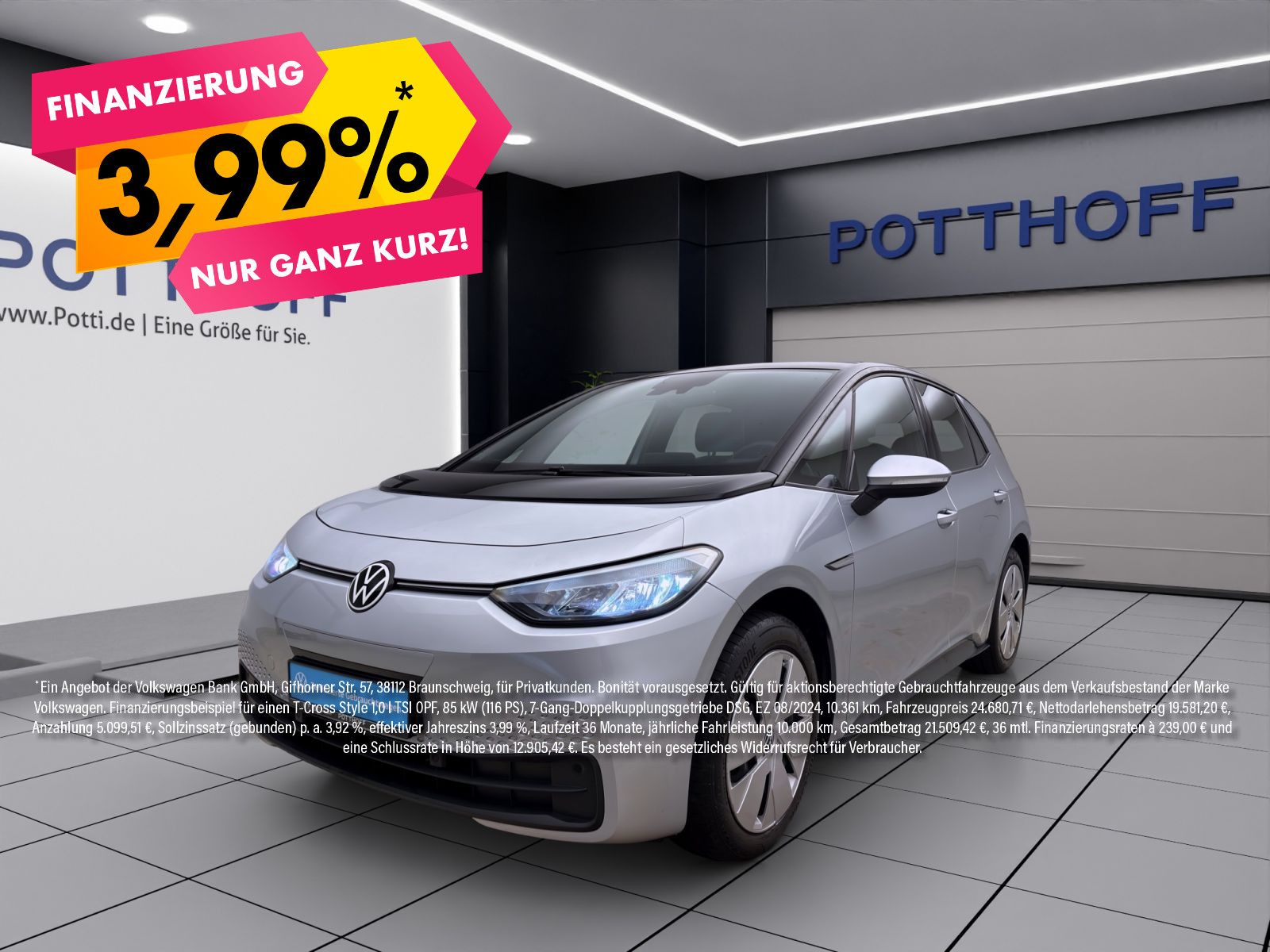 Volkswagen ID.3 PURE PERFORMANCE CITY NAVI PDC LED SITZHZG