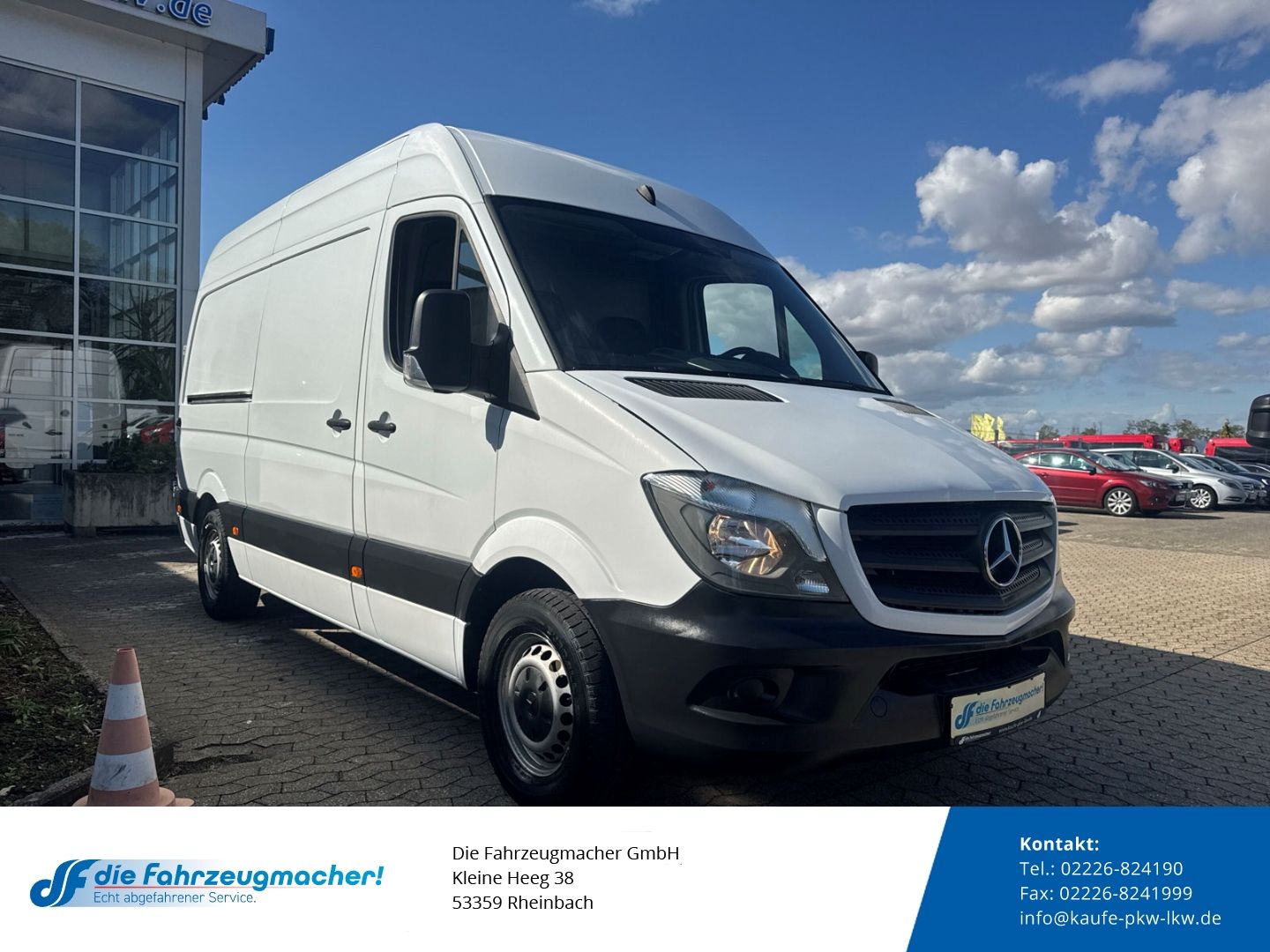 Fahrzeugabbildung Mercedes-Benz Sprinter Kasten 316CDI Werkstattein. Klima Kamer