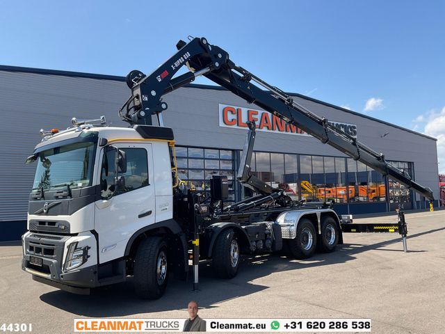 Volvo FMX 500 8x4 Euro 6 Hiab 65 Tonmeter laadkraan +