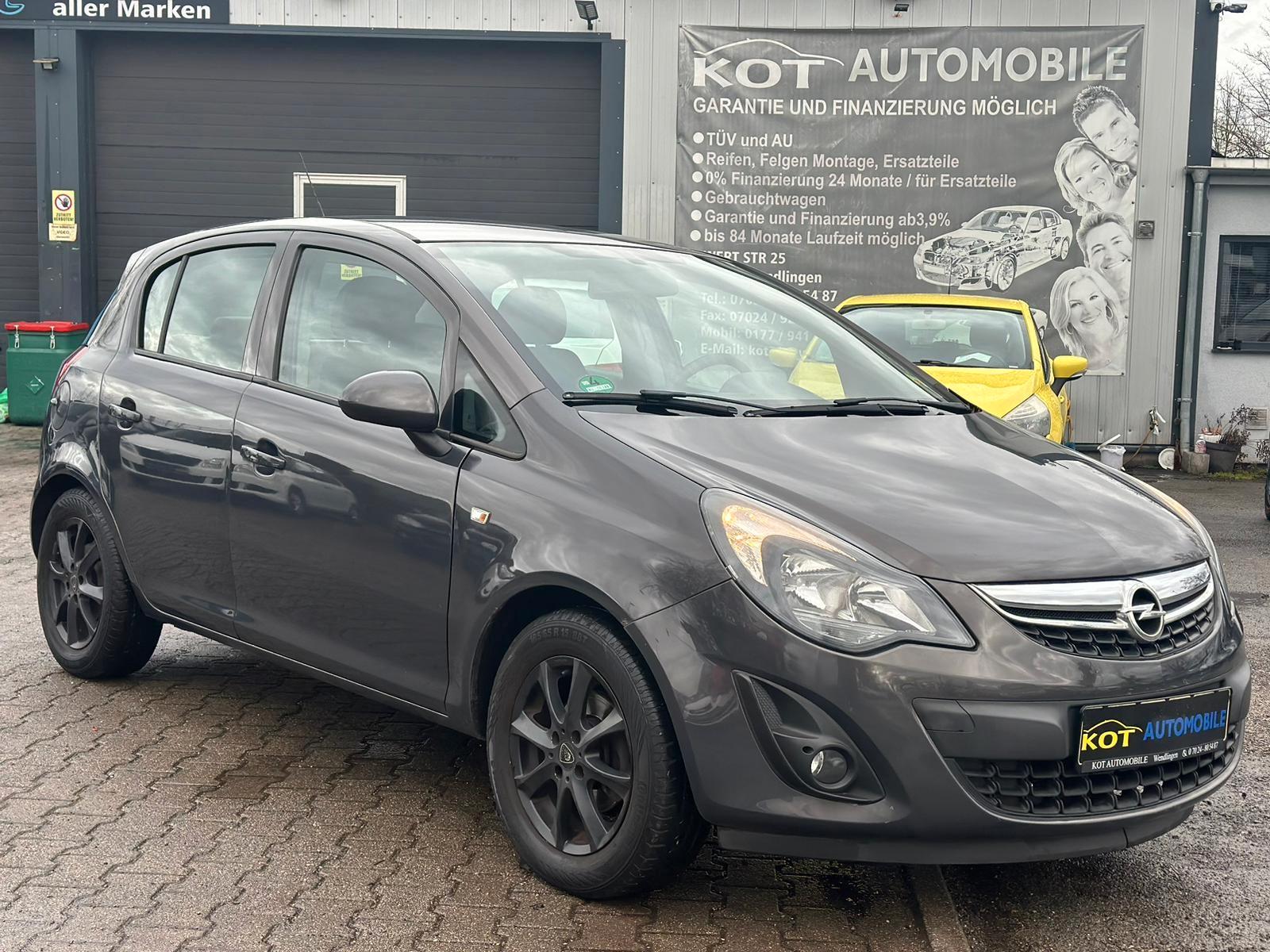 Opel Corsa 1.2 /5 TÜRE /TEILLEDER/KLIMA/8x REIFEN