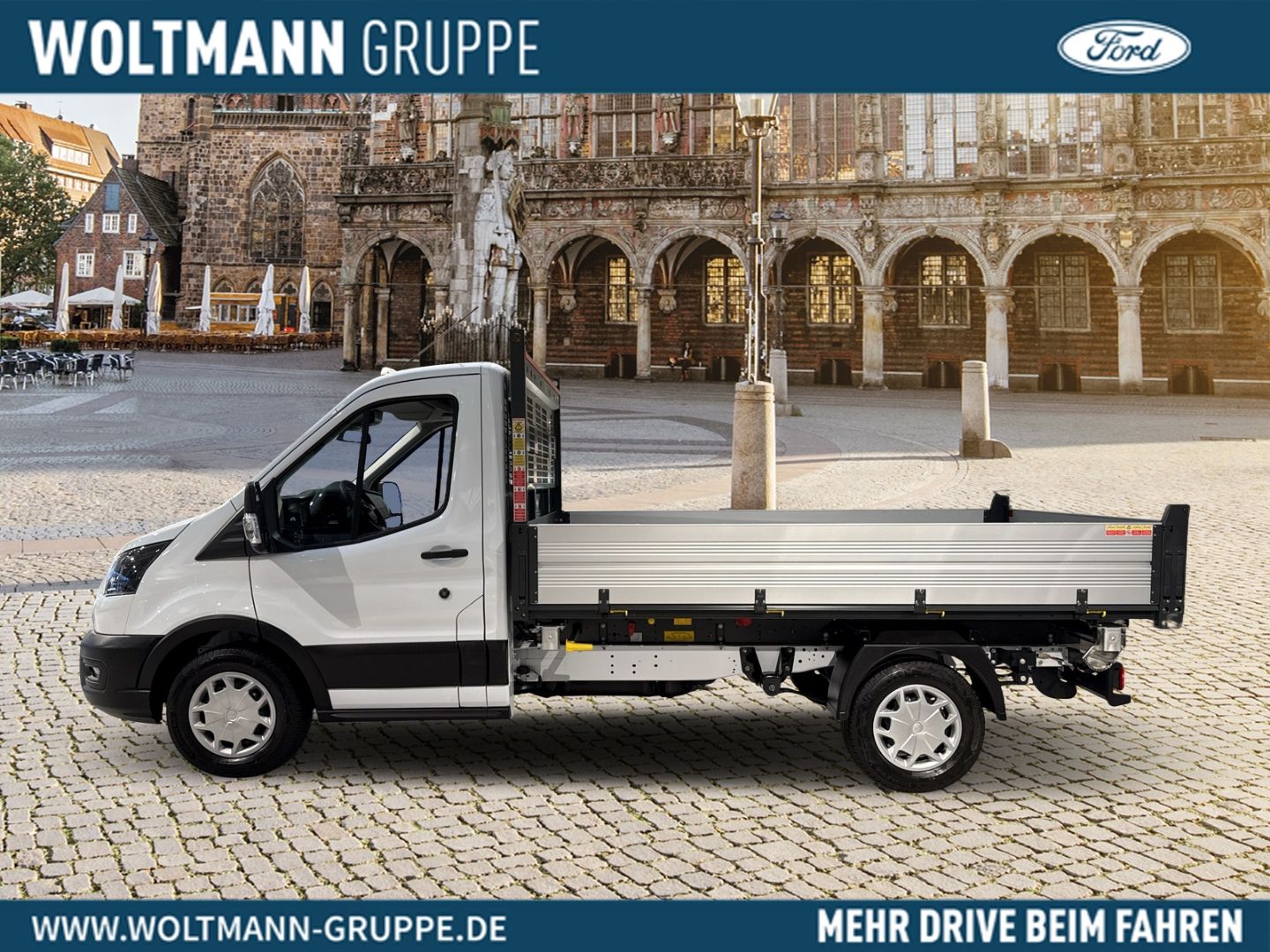 Fahrzeugabbildung Ford Transit Pritsche 350 L2 *DREISEITENKIPPER* 155 P