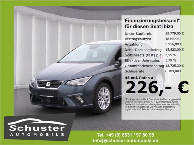 Seat Ibiza FR 1.0TSI*LED ACC R-Kam Navi digCockp SHZ