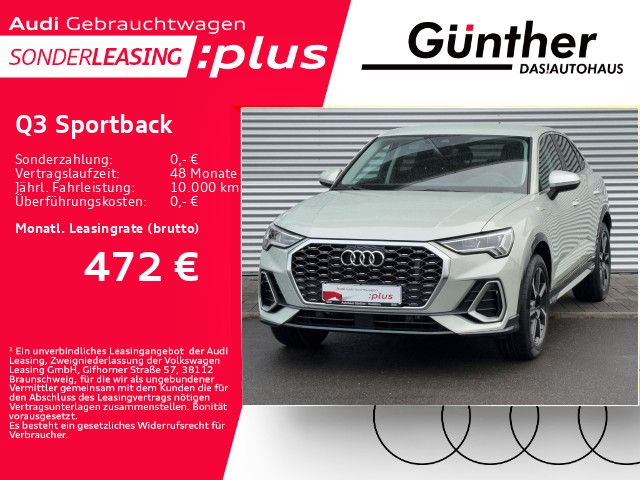 Audi Q3 Sportback 45 TFSIe S LINE+AHK+WINTERRÄDER+ACC