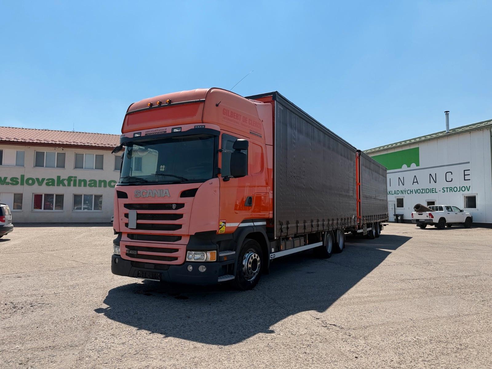 Scania R410 LOWDECK 6x2 120 m3 + VANHOOL, vin 662+653