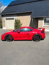 Porsche 981 Cayman GT4-Karminrot/ Approved/ 918 Schale - Porsche Cayman 981 Gebrauchtwagen