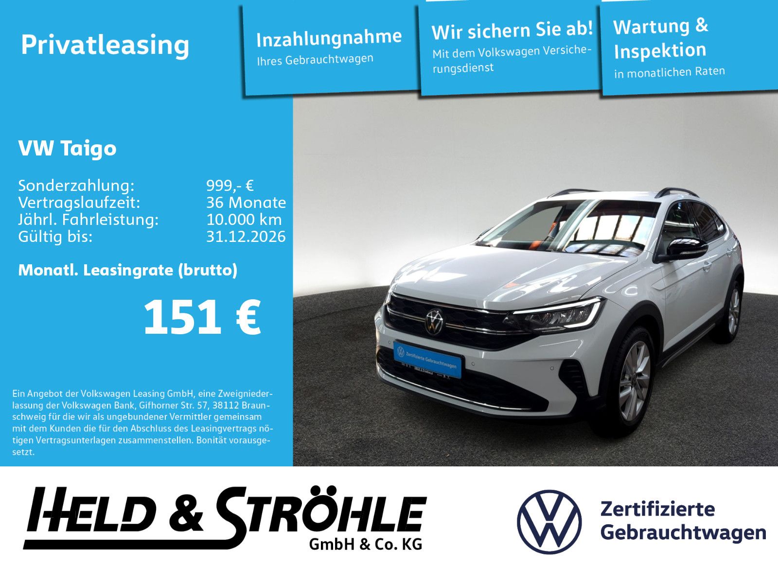 Volkswagen Taigo ENERGY 1.0 TSI LED NAV PDC SHZ TRAVEL DAB+