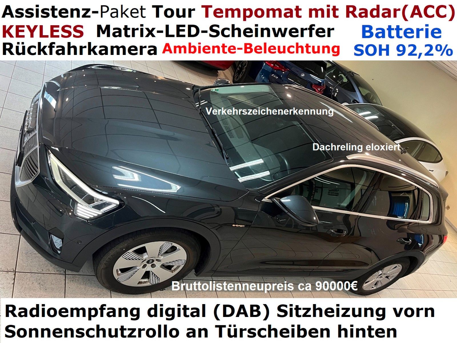 AUDI e-tron 55quattro+ACC/Radar+Matrix +++TOP Zustand