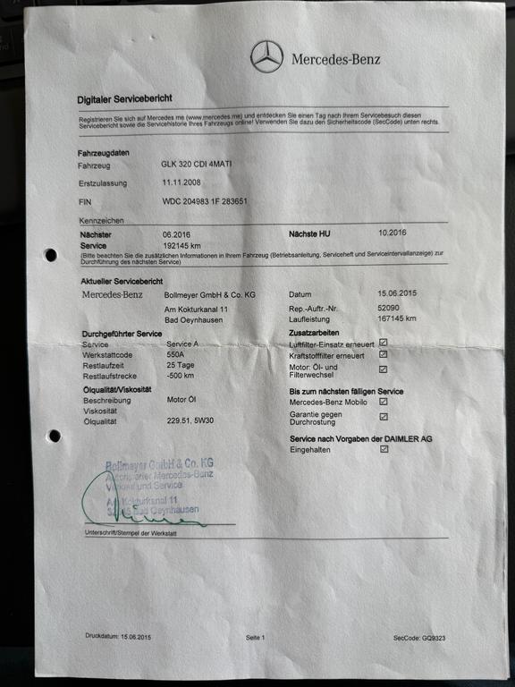 Mercedes-Benz GLK 320