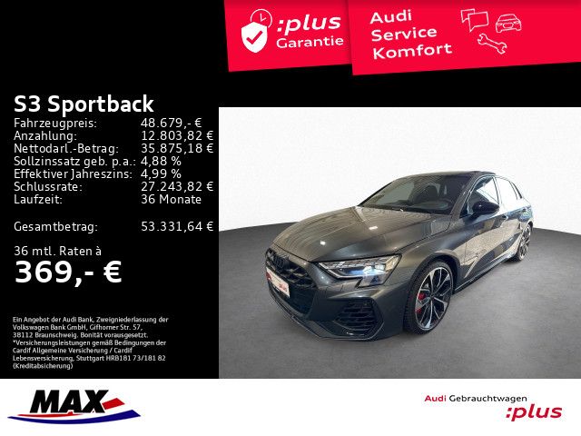 S3 Sportback 2.0 TFSI QUATTRO MATRIX+OPTIK+RAUTE