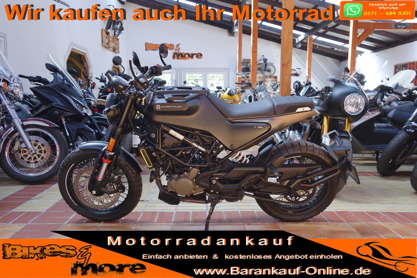 Husqvarna Svartpilen 125 ABS+1Hd+5200KM+ Steuerfrei+ab 16