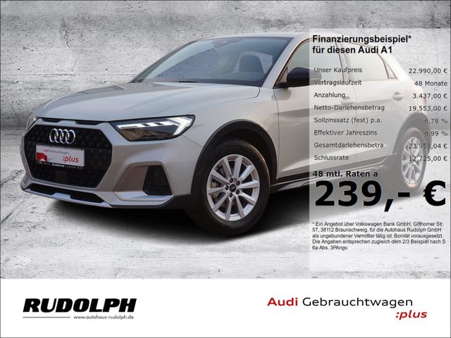 Audi A1 allstreet 25 TFSI Schaltgetriebe LED GRA SHZG