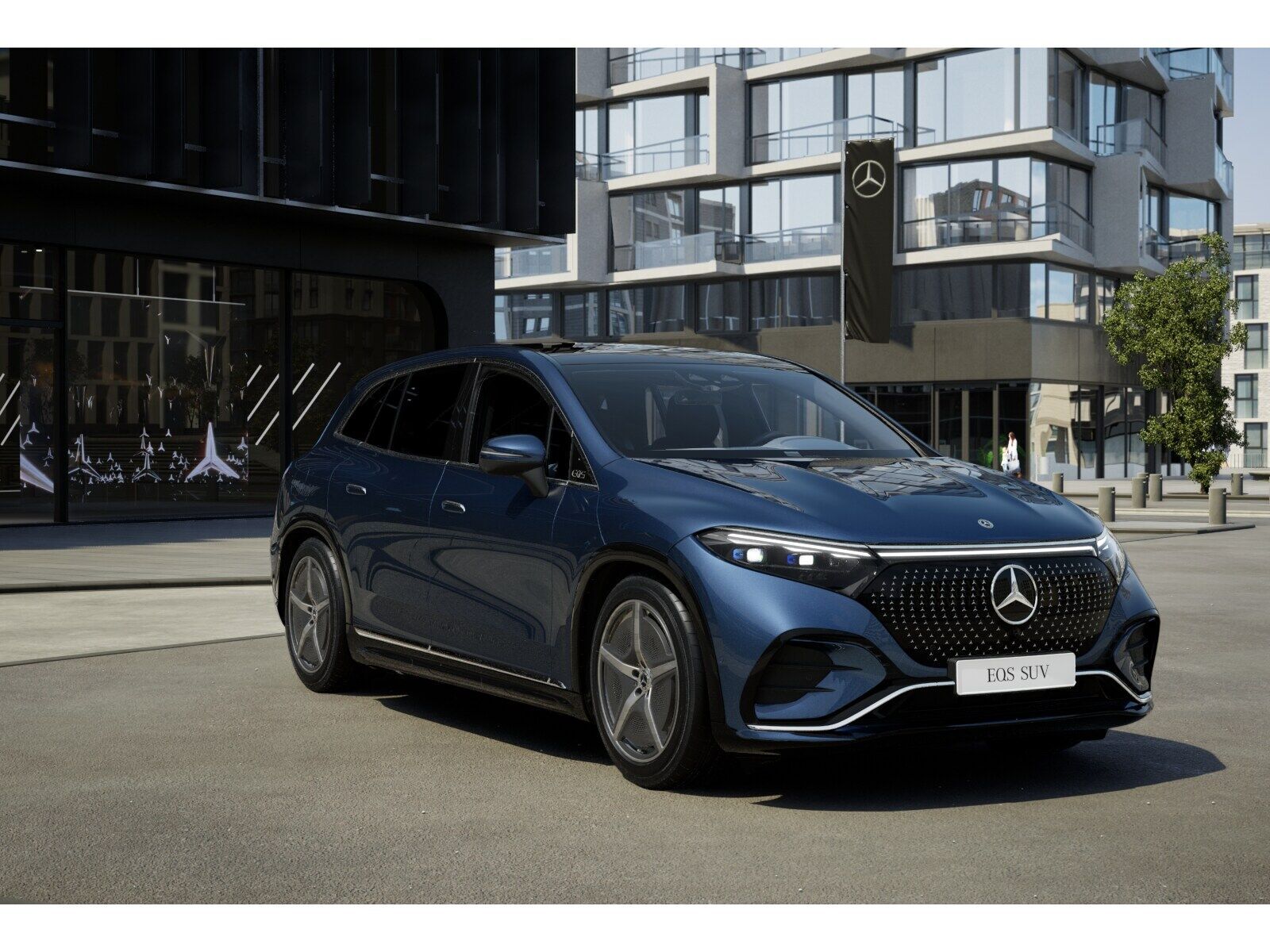 Mercedes-Benz EQS 450 4M SUV AMG-LINE-PREM.PLUS AHK PANO AIRMA foto 3