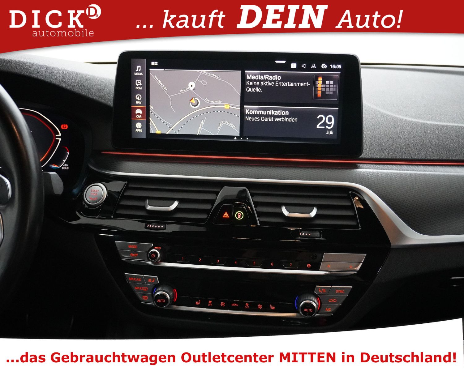 Fahrzeugabbildung BMW 520 M Sport SCHADO+PANO+LEDER DAKOTA+KAM+PROF+19